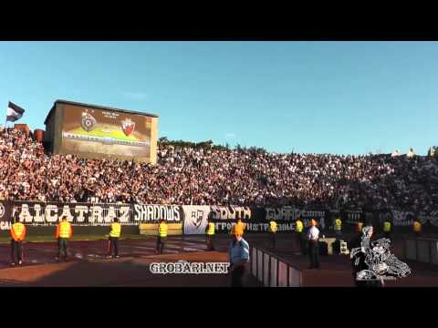 GROBARI -Ooo...Bajko majmune ! | 144 derbi Partizan -Zvezda 18.05.2013