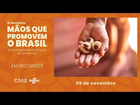 Dia 02 - III Seminário Mãos que Promovem o Brasil - Sustentabilidade e Inovação no Artesanato