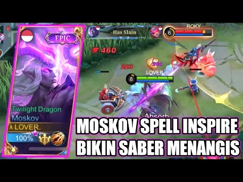 CARA MELAWAN SABER GOLDLANE PAKAI MOSKOV, BIKIN SABER KALAH LEVEL - MOBILE LEGENDS