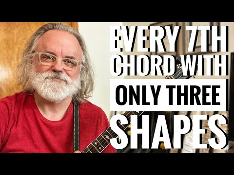Learn Every 7th Chord with Only Three Shapes - #banjo
