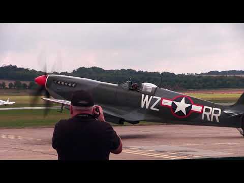Duxford 2022 Airshow. Supermarine Spitfire mk XVI