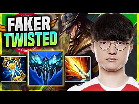 FAKER IS SO GOOD WITH TWISTED FATE! - T1 Faker Plays Twisted Fate Mid vs Akali! | Season 11