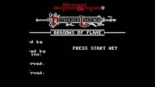 Advanced Dungeons & Dragons   Dragons of Flame Japan intro - Nintendo Entertainment System (NES)