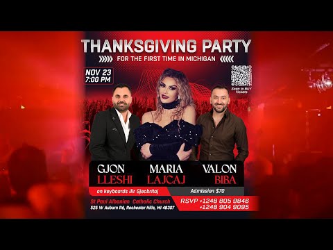 Thanksgiving Party - Maria Lajcaj, Gjon Lleshi, Valon Biba