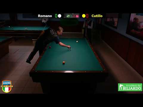 Cutillo vs Romano - Gara Libera Territoriale Open Accademia del Biliardo Terni Settembre 2018
