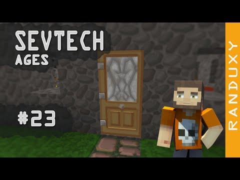 SevTech Ages: Minecraft - Ep.23 - Doors, clay barrels, and a hoe.