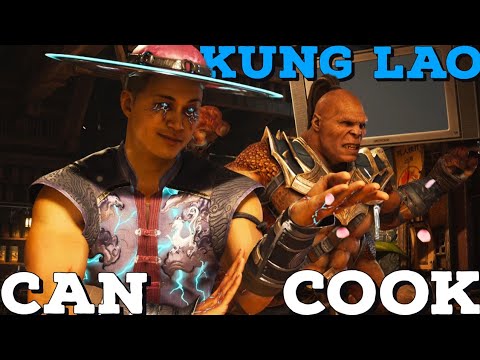 Headphone Warning||Kung Lao Destroys Teabagging, Spamming Omni Man||MK1 Gameplay