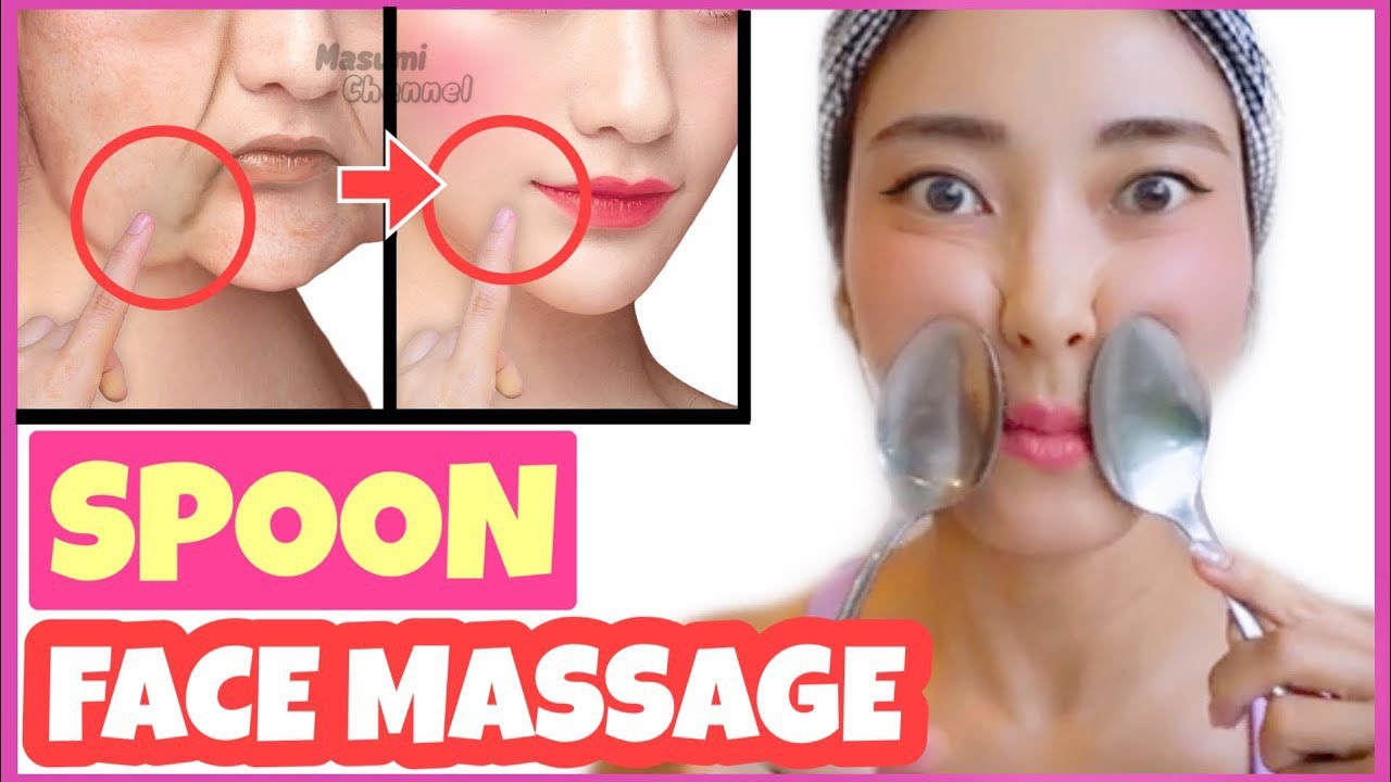 10mins🥄 Spoon Face Massage For Glowing Skin, Wrinkles! Reduce Laugh Lines, Eye Bags