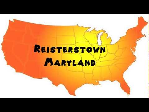 How to Say or Pronounce USA Cities — Reisterstown, Maryland