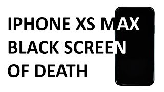Fix iPhone XS Max stuck on black screen of death after iOS 13 update