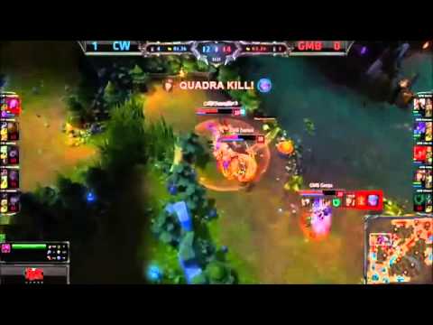 EU LCS | Copenhagen Wolves vs Gambit - Genja Pentakill (Caitlyn)
