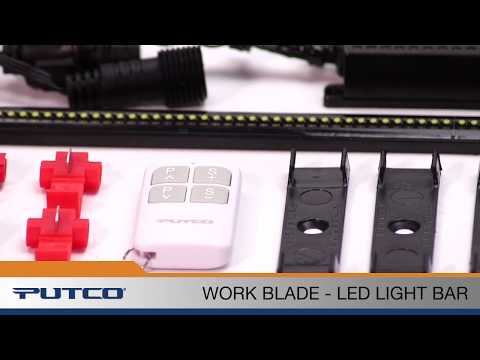 Putco Work Blade LED Light Bar Features - White & Amber or Amber & Blue