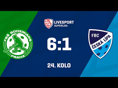 24. kolo | FbŠ Bohemians - FBC 4CLEAN Česká Lípa 6:1