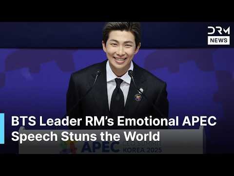 FULL SPEECH: BTS’ RM Makes History at APEC Summit with Powerful Message on K-Pop & Creativity | AA1G