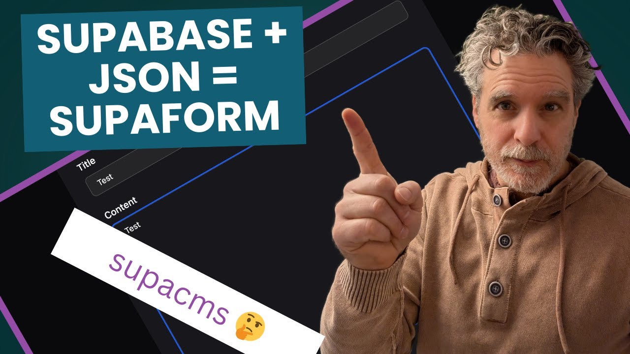 Supababase + JSON = SupaForms