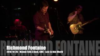 Richmond Fontaine - Lost in this World - 2016-10-26 - Malmö Folk Å Rock, SWE