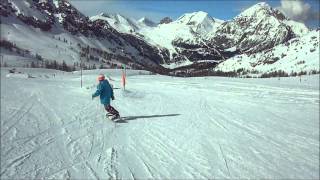 preview picture of video 'snow ski snowpark montgenèvre'