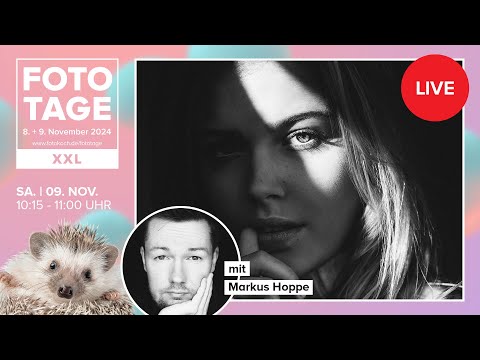 Grundlagen für Portraits in Schwarz-Weiß | Markus Hoppe (Canon) #fototage