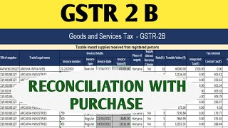 GSTR 2B Reconciliation karna sikhe | How to reconcile GSTR2B | Gstr2b Reconciliation kaise kare