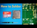 Memory Card Connector Soldering Full Details in Hindi (#016)