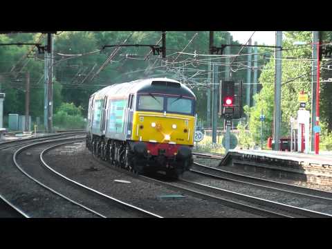 57008/57009 with 37425/20303 DIT 6K73 Sellafield - Crewe flasks 26th June 2013