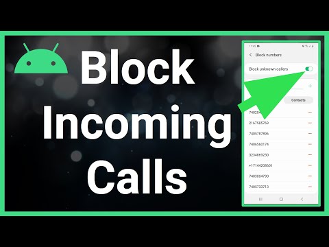 Block Unknown Incoming Calls In Any Android Phone