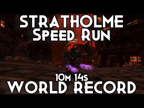 Stratholme UD+Living Speedrun (10m 14s) World Record - Pugz POV