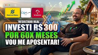 QUANTO RENDEU? R$ 300/MÊS EM AÇÕES POR 5 ANOS ? #bbse3 #isae4 #bbdc3