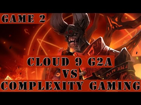 Dota 2 Gameplay - Cloud 9 G2A VS Complexity Gaming (SLTV Star Series 13 Game 2)