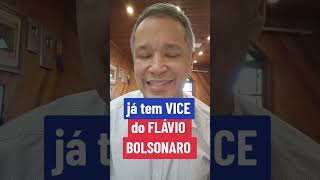 Flávio Bolsonaro já tem candidato a vice e a chapa garante sua derrota...