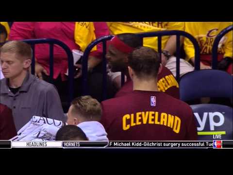 Richard Jefferson dunks on Walter Tavares: Cleveland Cavaliers vs. Atlanta Hawks preseason