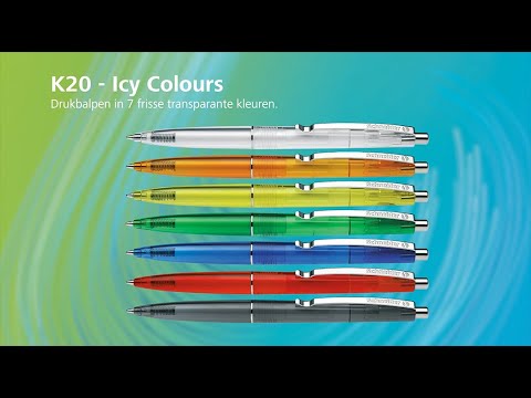 Een Balpen Schneider K20 Icy Colours medium blauw koop je bij EconOffice