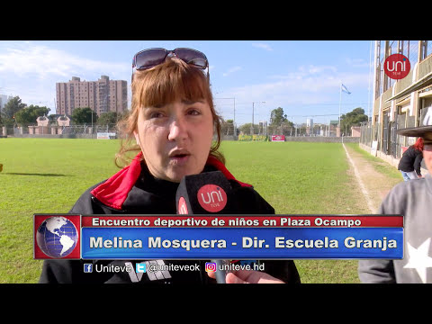 Encuentro de la escuela granja en la Plaza Ocampo