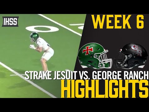 Strake Jesuit Dominates George Ranch in a 42-0 Football Shutout!