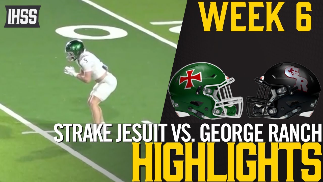 Strake Jesuit Dominates George Ranch in a 42-0 Football Shutout!