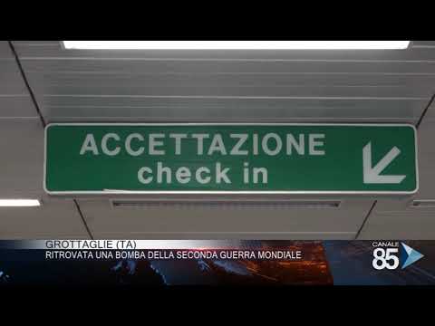 11 Novembre 2019   Grottaglie TA   ritrovata bomba della seconda guerra mondiale