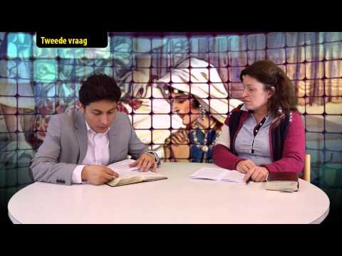 Wekelijkse bijbelstudie 8 november 2014 - Ontvangen door geloof en opgedragen aan God