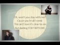 Ed Sheeran (Cover) - Stay With Me - Lyrics 