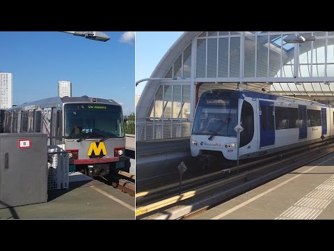 RET Metro Ontmoeting Type RSG3 en Type T op Spijkenisse Centrum