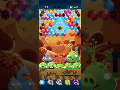 Angry birds pop bubble shooter level 201 3 STARS NO BOOSTER