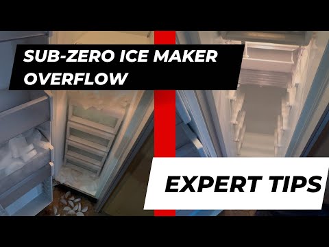 Sub-Zero Ice Maker Overflow: Causes, Solutions & Prevention | M12484S Repair Guide