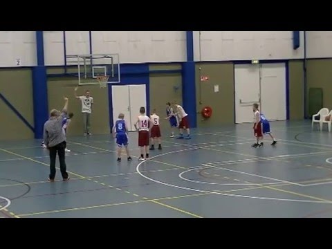 Basketball U12-1 Den Helder Bolwerk Nieuwediep-Lokomotief Rijswijk 06-04-13