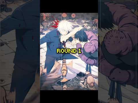 Gojo vs Toji-Round 1 #gojo #toji #gojosatoru #gojoedit #animeedit #shortsfeed #shorts