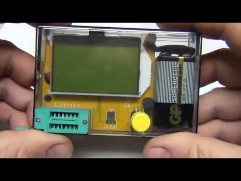 Самодельный корпус для тестера радиодеталей (ESR Tester)