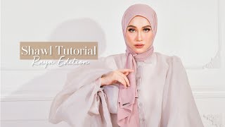 Download lagu SHAWL TUTORIAL Raya Edition mp3