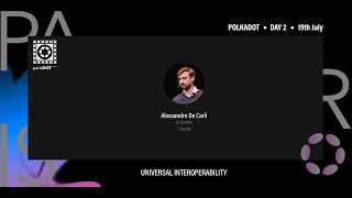 Paris Dot Comm Day 2 Polkadot Stage : UNIVERSAL INTEROPERABILITY / Acurast<br/>August 10, 2023 (00:15:53) Paris Dot Comm Day 2 Polkadot Stage : UNIVERSAL INTEROPERABILITY / Acurast<br/>August 10, 2023 (00:15:53)