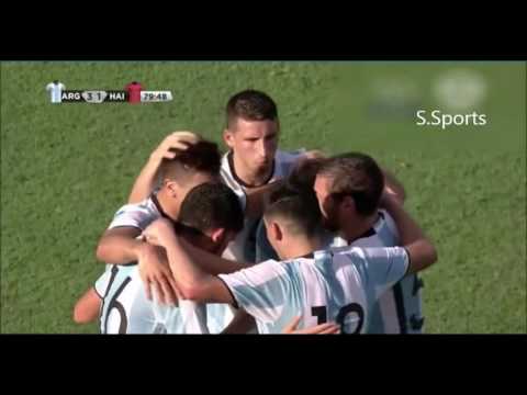 El golazo de Gio Simeone - Argentina 3 -1 Haiti
