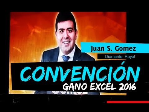 Juan Sebastian Gomez, convención nacional Gano Excel - Gano Itouch 2016
