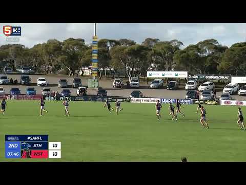 Rd 8 SANFL Snapshot - South's Kim Kantilla finishes team play with checkside