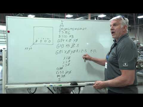 Canned Cycles for the CNC Mill - G85 - Davis Technical College